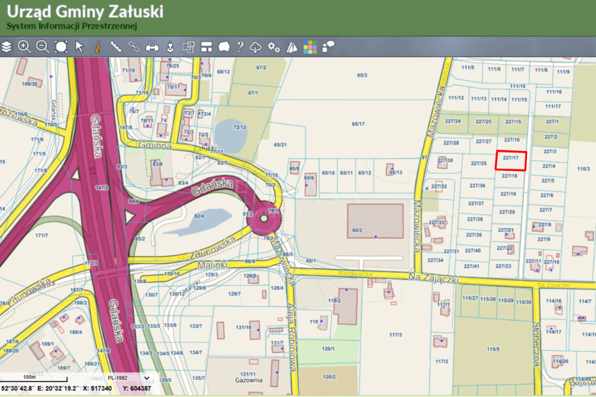 Plot Sale Załuski 2